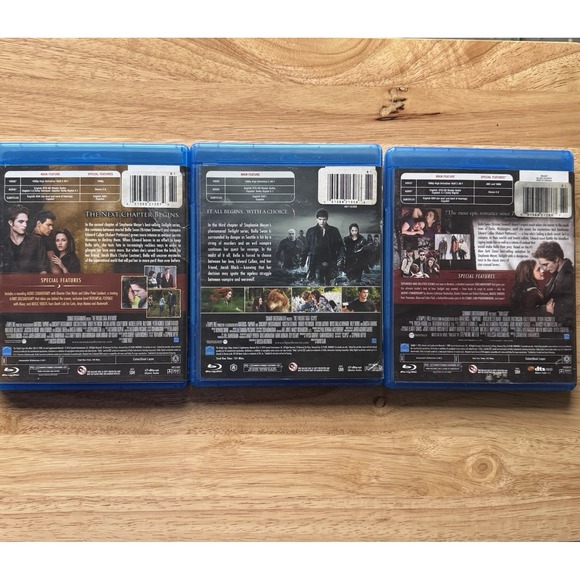 Twilight Saga Movie Series BluRay Bundle Set 3 Romantic Mystical Whimsical - Picture 3 of 5